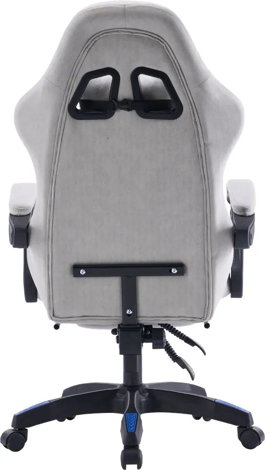 Scaun de birou/gaming, gri/albastru, ZODIA