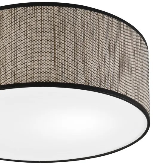 Plafonieră SIRJA, 2 x E27, 15 W, 230 V, Ø 35 cm, maro