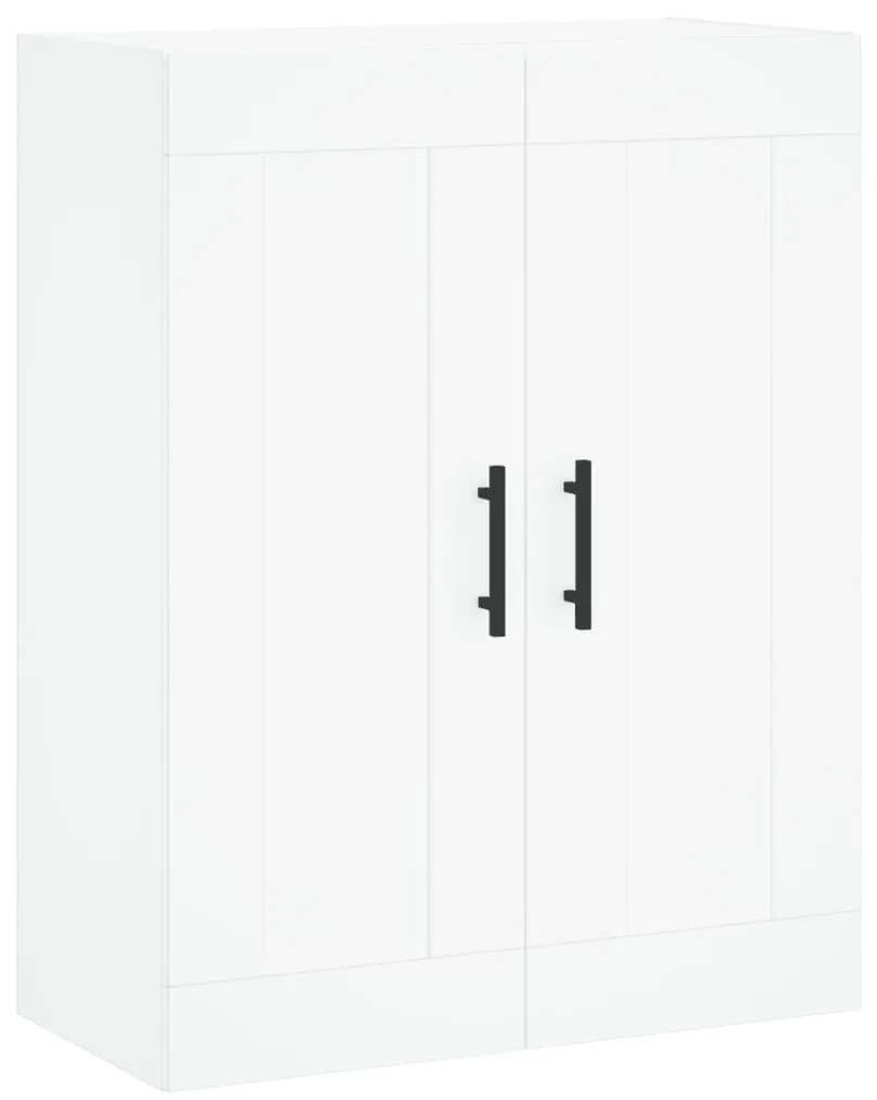 830404 vidaXL Dulap montat pe perete, alb, 69,5x34x90 cm, lemn prelucrat
