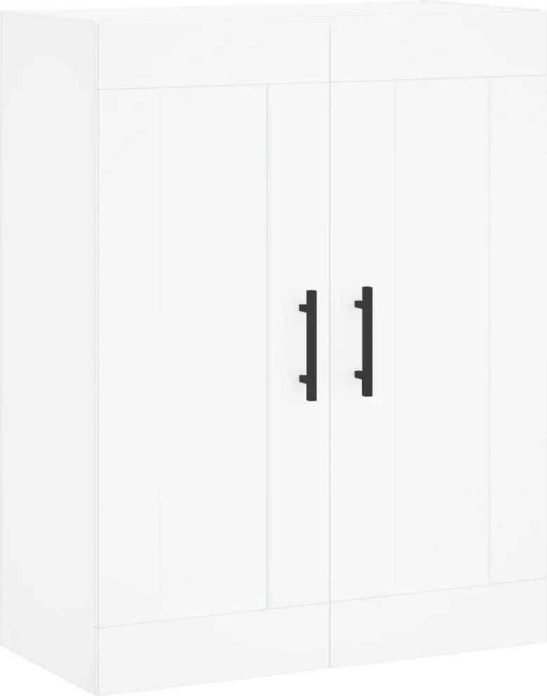 vidaXL Dulap montat pe perete, alb, 69,5x34x90 cm, lemn prelucrat