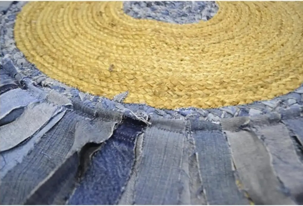 Covor rotund iută Bolero Homs, 90X90 cm,10303