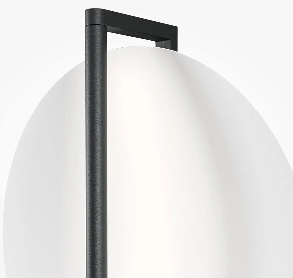 Aplica LED ambientala design modern Mira negru/alb