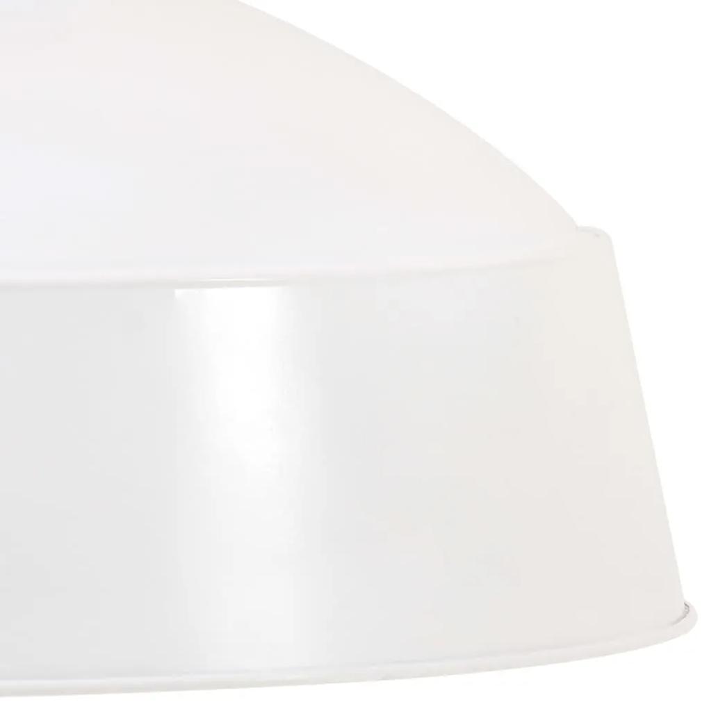 Lampa suspendata industriala, alb, 58 cm, E27 1, Alb,    58 cm, 1