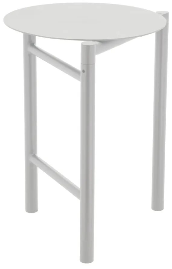 Scaun alb din metal Disc – Zone