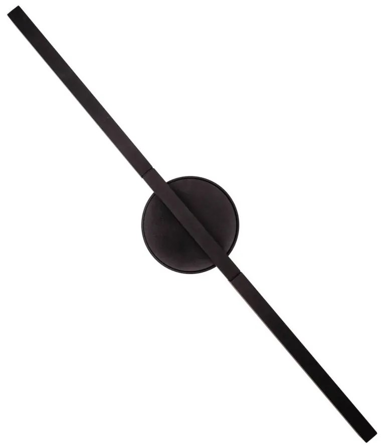 Aplica LED ambientala stil minimalist Merano II negru