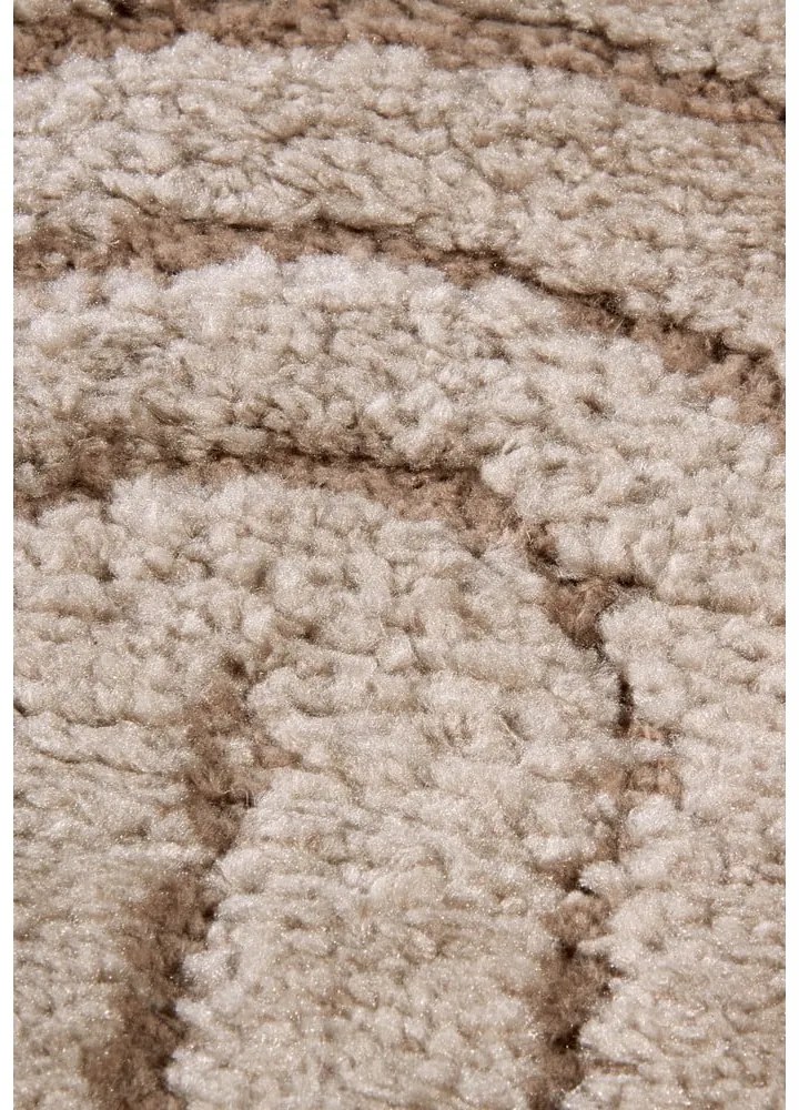 Covor taupe rotund ø 160 cm Panglao New York Taupe – Elle Decoration