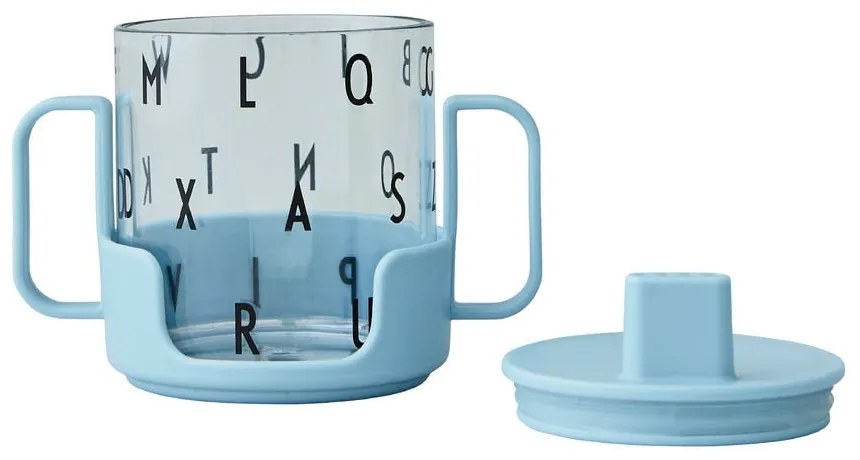 Cană pentru copii Design Letters Grow With Your Cup, albastru deschis
