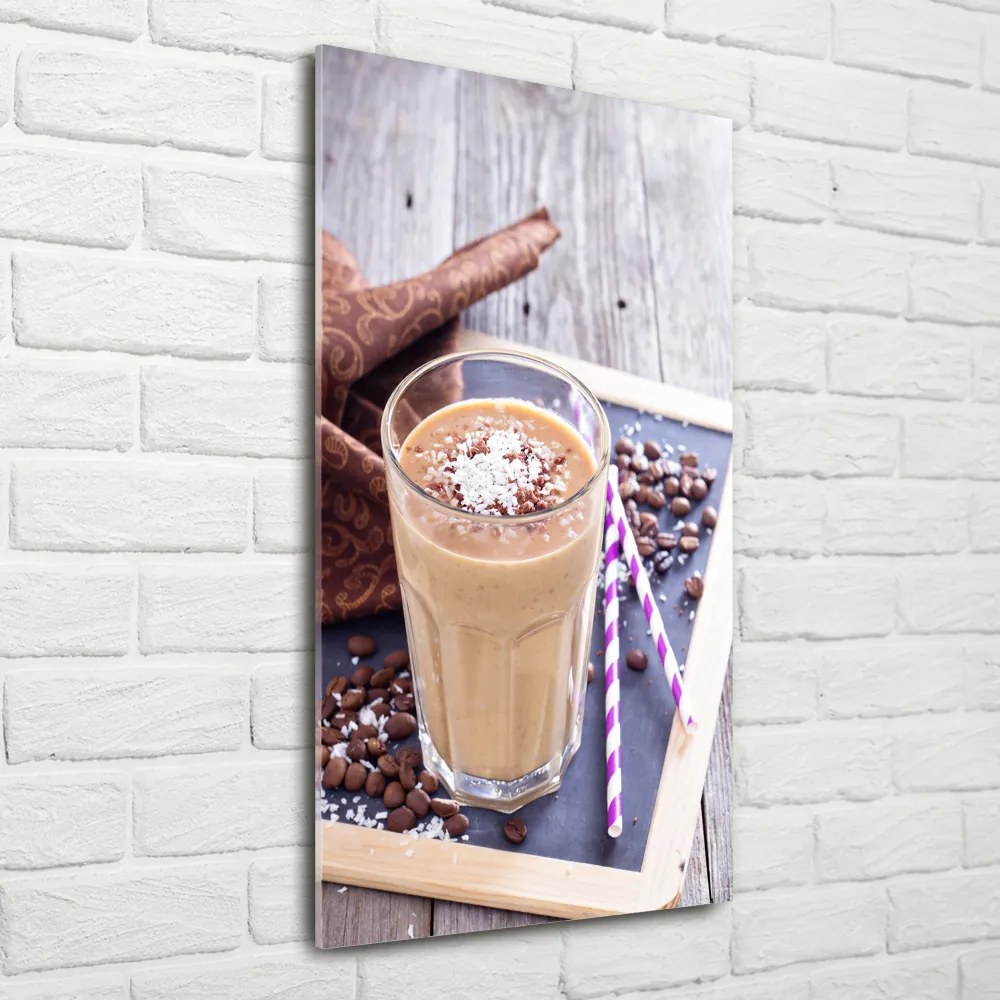 Tablou sticlă cocktail de ciocolata
