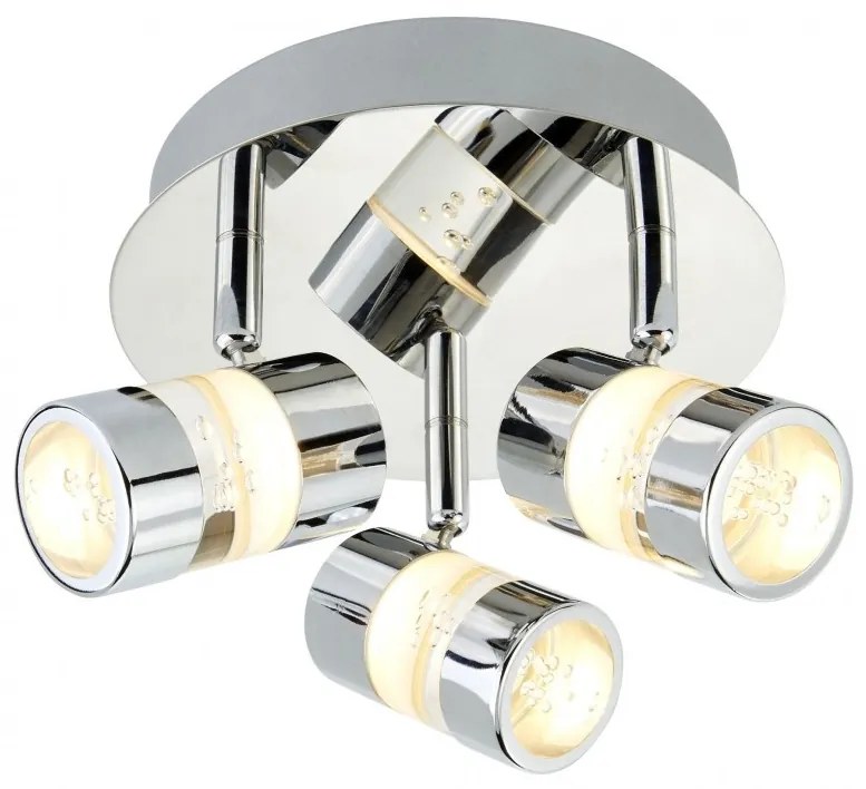 Plafoniera LED directionabila pentru baie IP44 Bubbles 3L 4413CC SRT