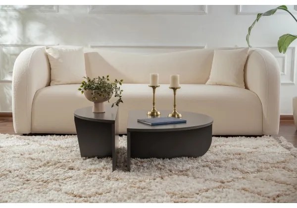 SET 2x măsuță de cafea ORION antracit