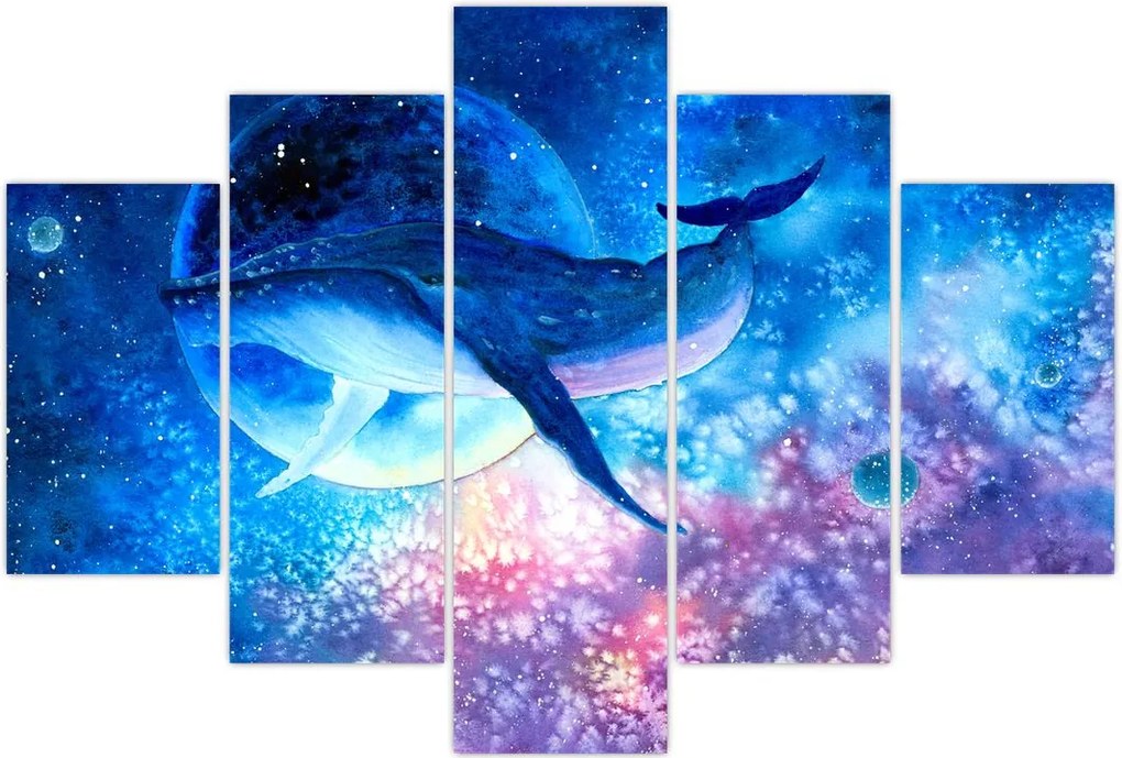 Tablou - Balena spațială (150x105 cm)