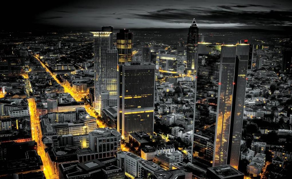 Fototapet - Orașul noaptea (152,5x104 cm), în 8 de alte dimensiuni noi