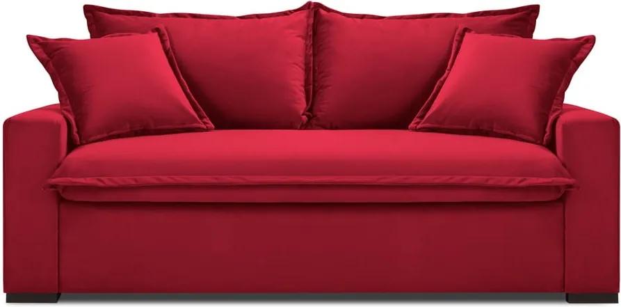 Canapea extensibilă Kooko Home Mezzo, roșu