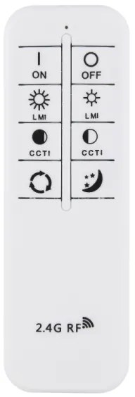 Lustră LED dimabilă pe cablu Globo 67162-80 MUCKY 80W/230V 2700-6000K + telecomandă