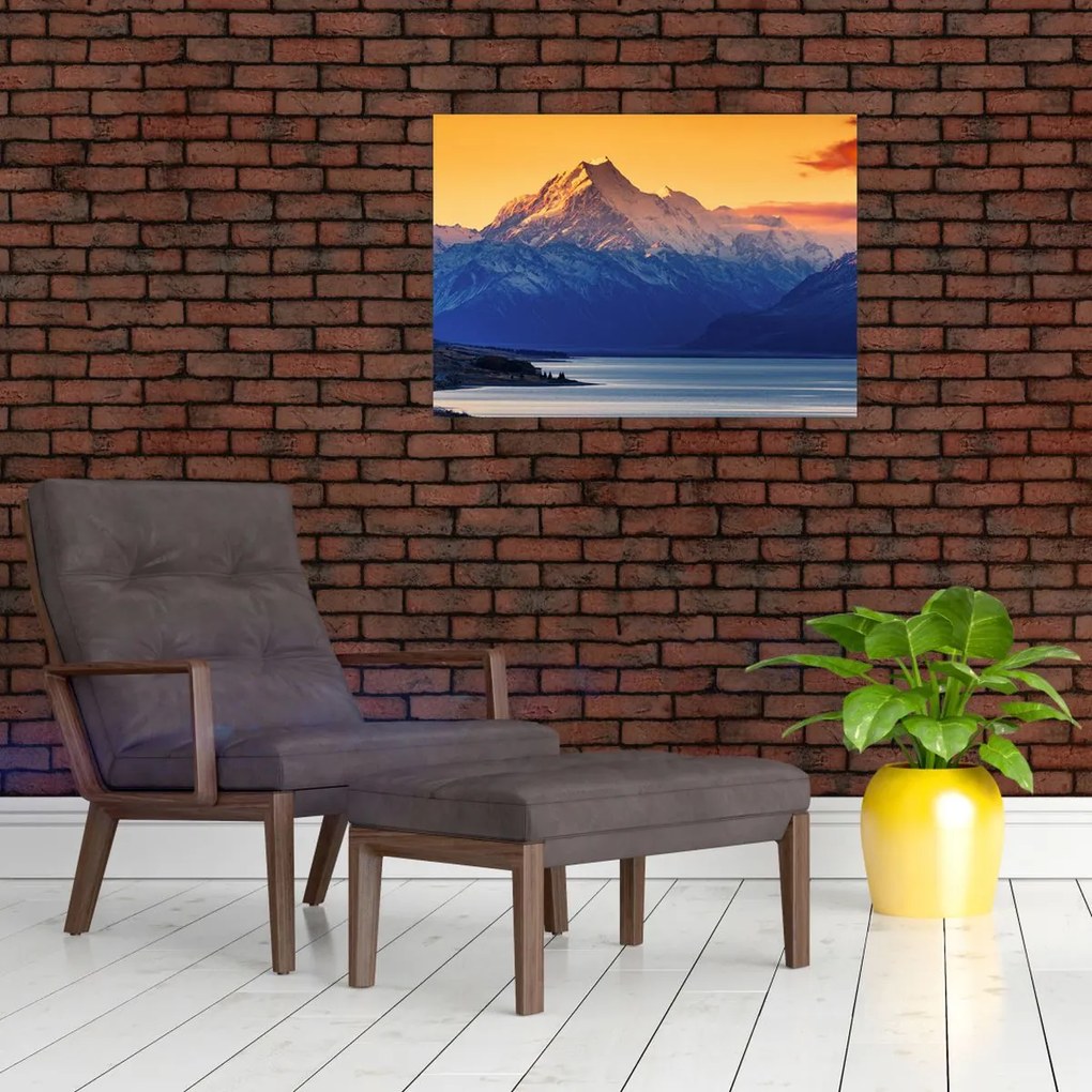 Tablou - Lacul Pukaki (70x50 cm)