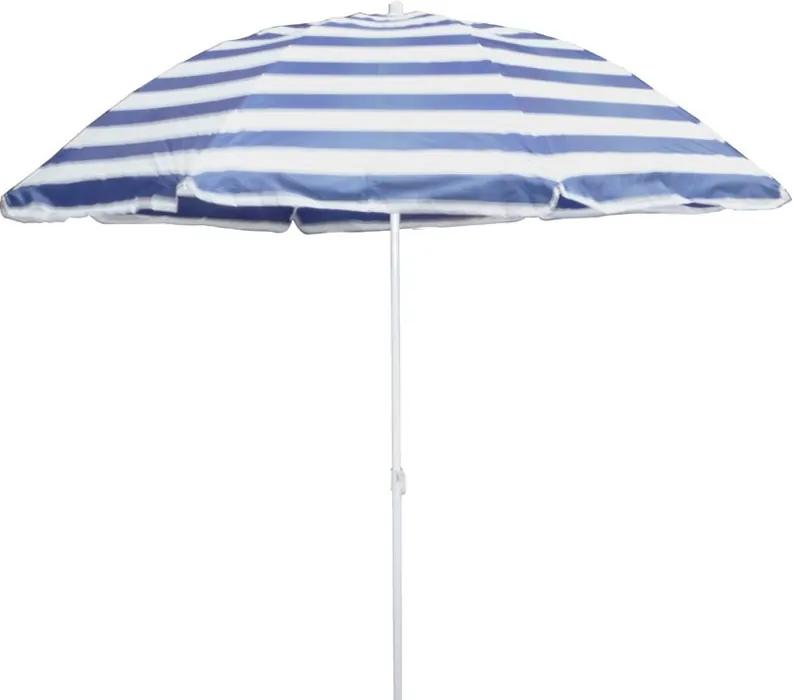 Umbrela pentru terasa WH002-2, rotunda structura metal, albastru