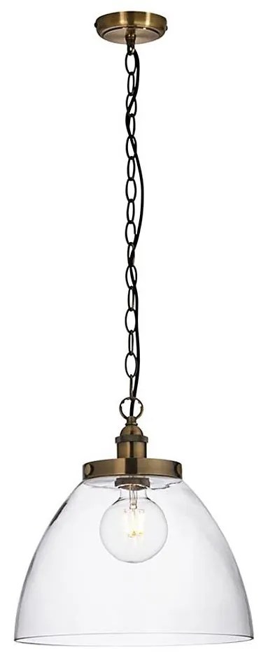 Lustră pe lanț Endon 102926 HANSEN 1xE27/10W/230V alamă