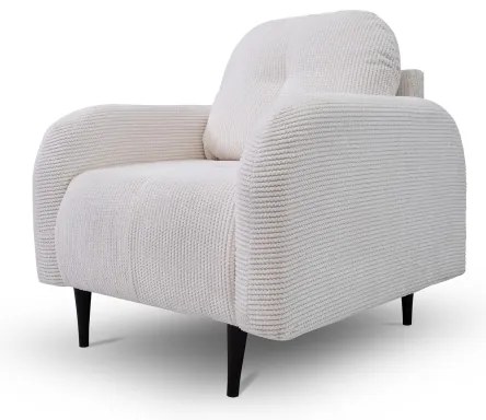 Fotoliu tapițat CLOUDY, crem