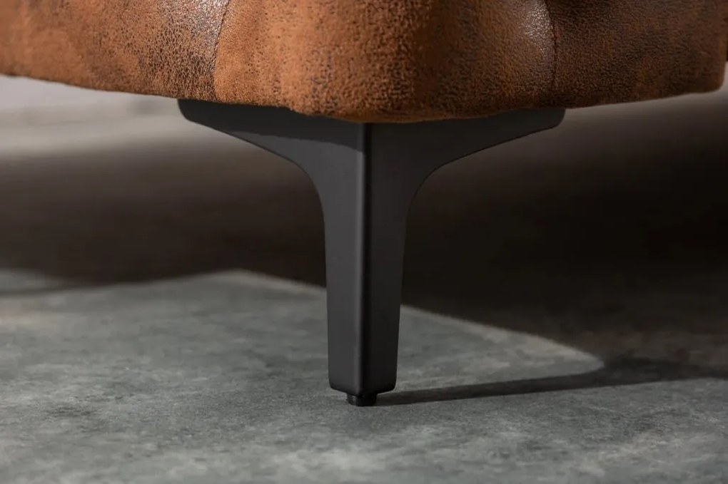 Coltar design Chesterfield, Microfibra, Maro Antic, MODERN BAROCK