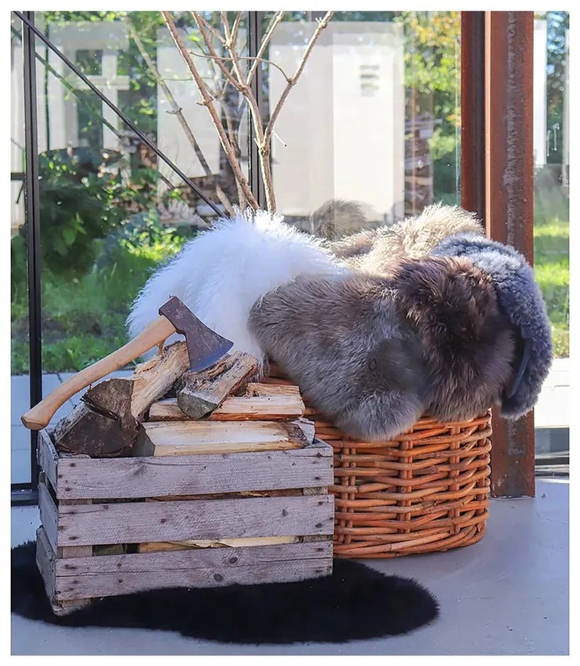 Blană de oaie House Nordic, maro închis