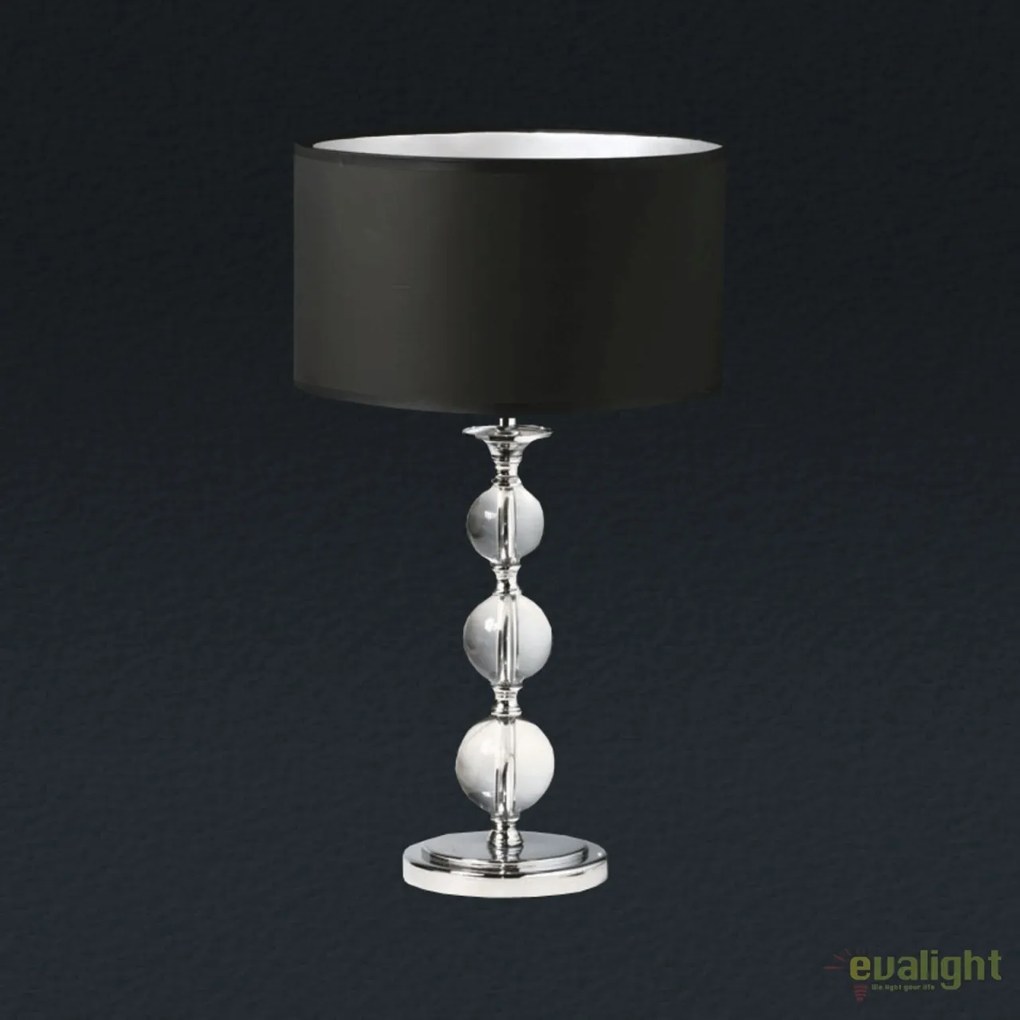 Veioza / Lampa de masa design elegant REA neagra RLT93163-1B black