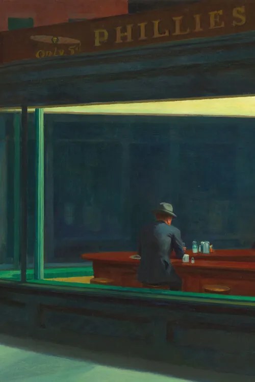 Reproducere Nighthawks, Edward Hopper