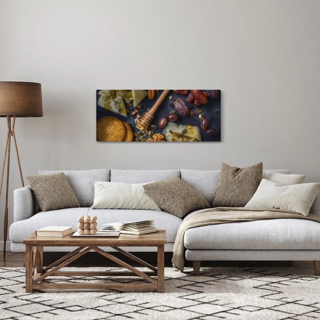 Tablou cu cu fructe uscate (120x50 cm)