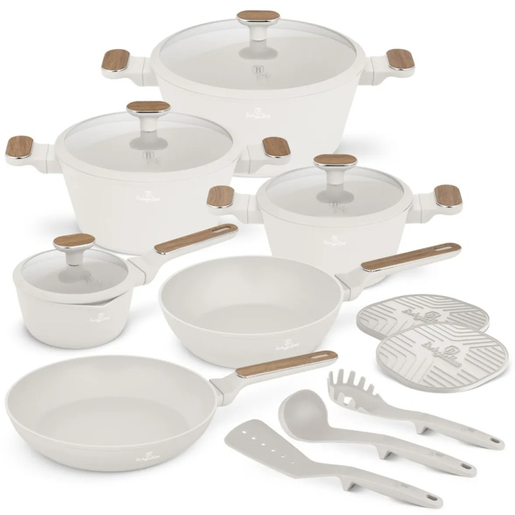 Set oale 15 piese manere insertie lemn Sahara Nordic Berlinger Haus BH 8325