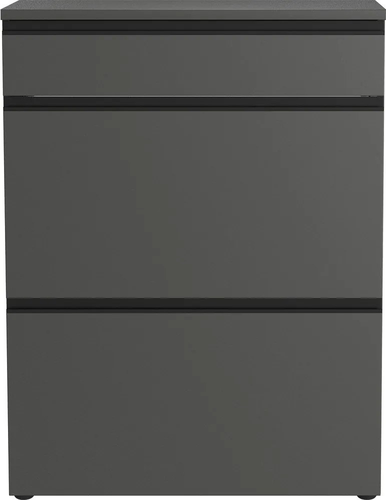 Pantofar gri antracit 80x107x29 cm Baldone – Germania