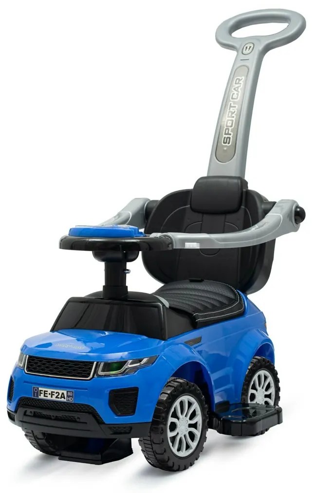 Mașinuță Baby Mix cu tijă de ghidare SUV 3in1Prime, albastru