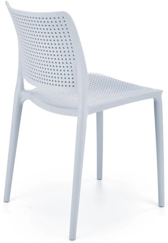 Scaun din plastic K514 albastru deschis