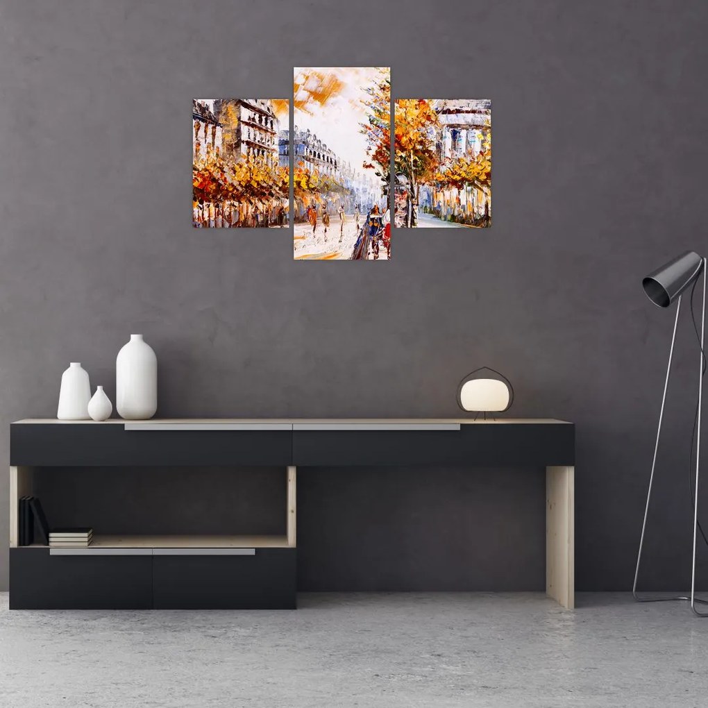 Tablou - Strada din Paris (90x60 cm)