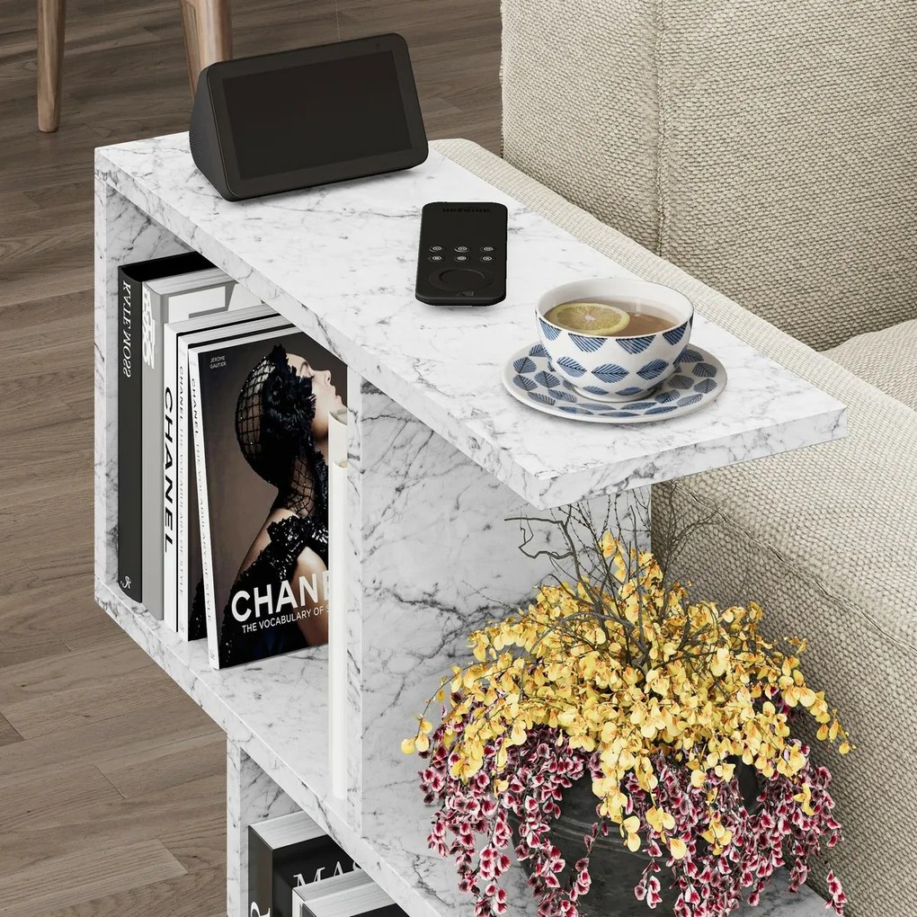 Măsuță de cafea Zeta Carrara Marble