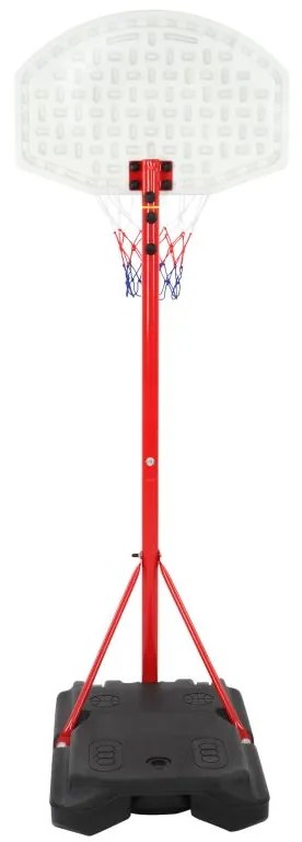 Coș de baschet cu roți, reglabil 148 - 236 cm