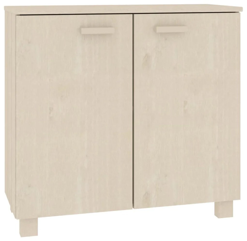 340492 vidaXL Dulap „HAMAR”, maro miere, 85x35x80 cm, lemn masiv de pin