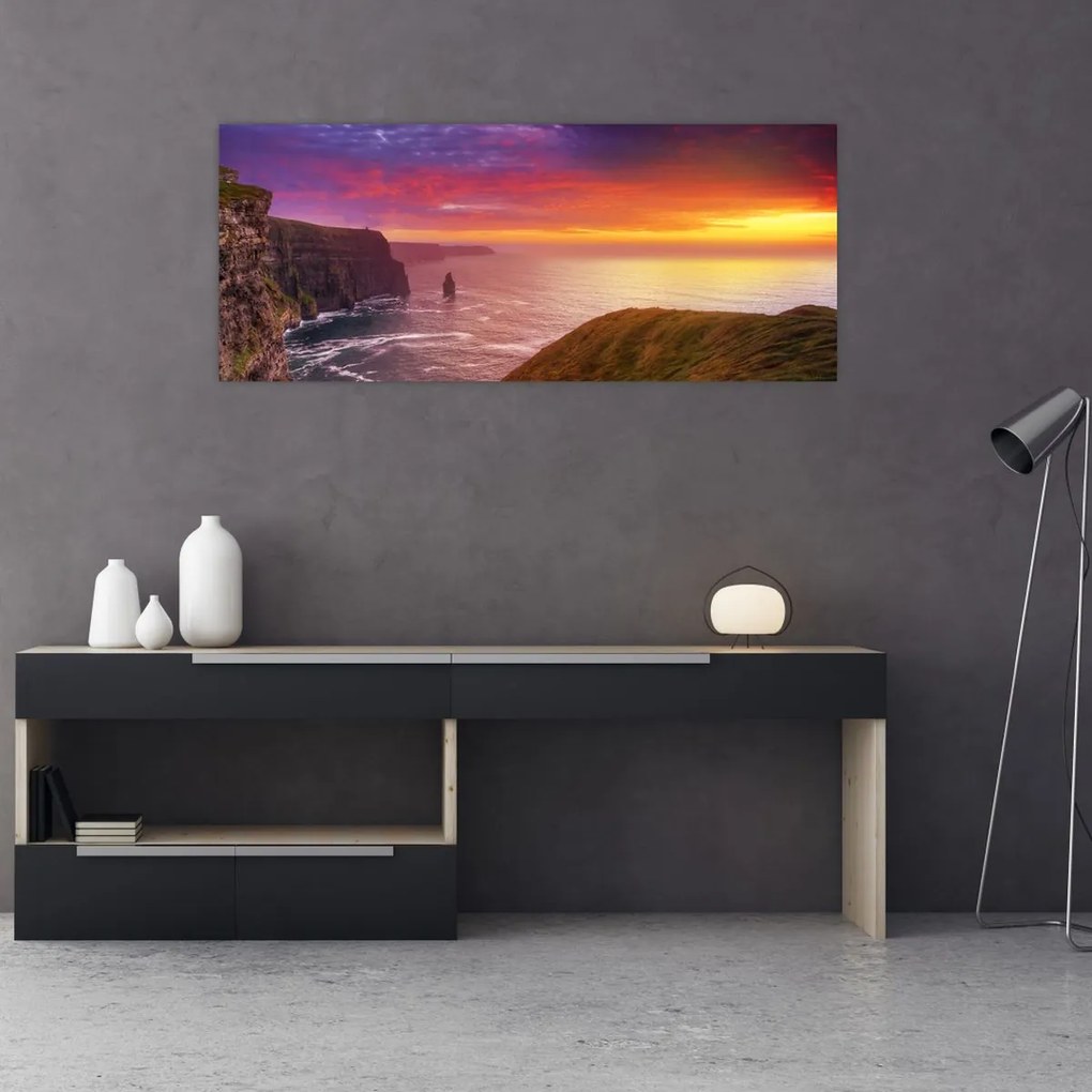 Tablou - Stâncile din Moher (120x50 cm)
