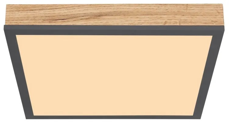 Plafoniera LED cu aspect lemn design slim DORO 12W