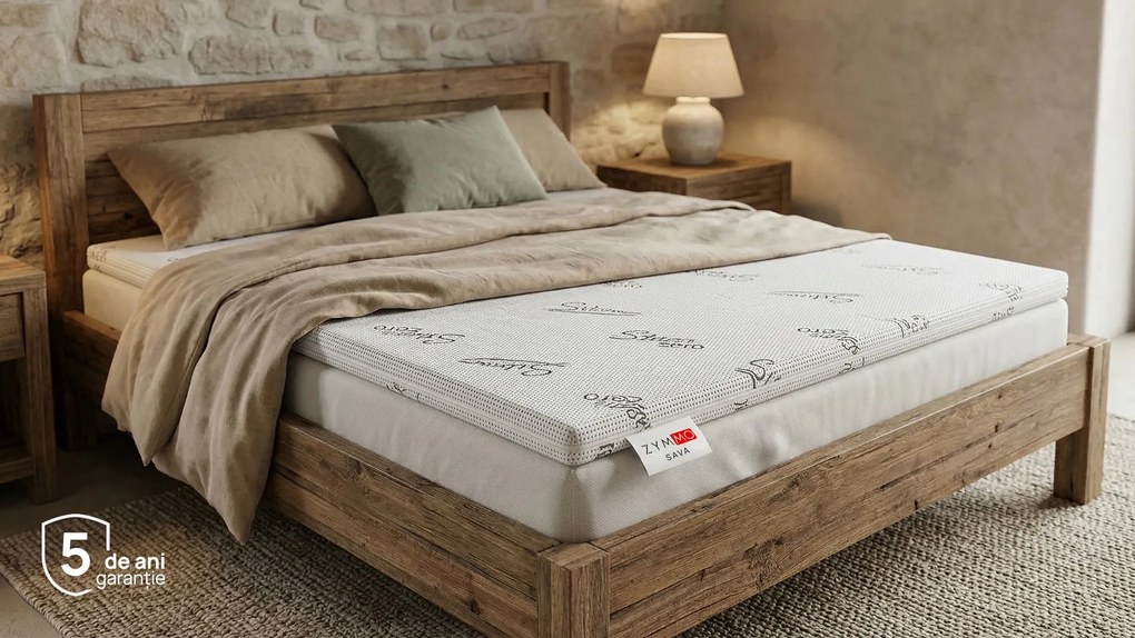 Topper saltea Zymmo, Sava, 72x190x6, Moale