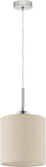 Eglo - Pendul LED TUNJA pe cablu, 1xE27/60W/230V, crem