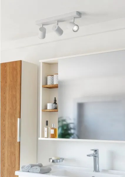 Eglo 901963 - Spot pentru baie CONSUMA 3xGU10/5W/230V IP44 alb