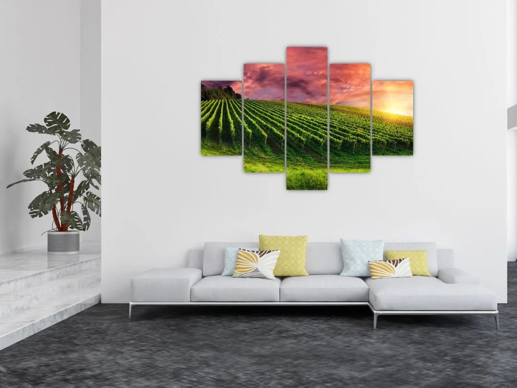 Tablou cu vie cu cerul color (150x105 cm)