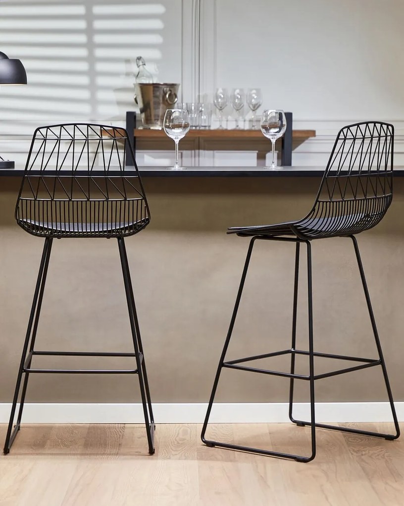 Set scaune tip bar 2buc. Pesto (negru). 1010028