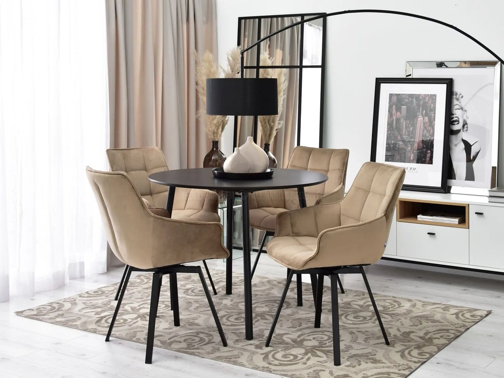 Scaun Aranbura (bej + negru). Promo -14%. 1110887