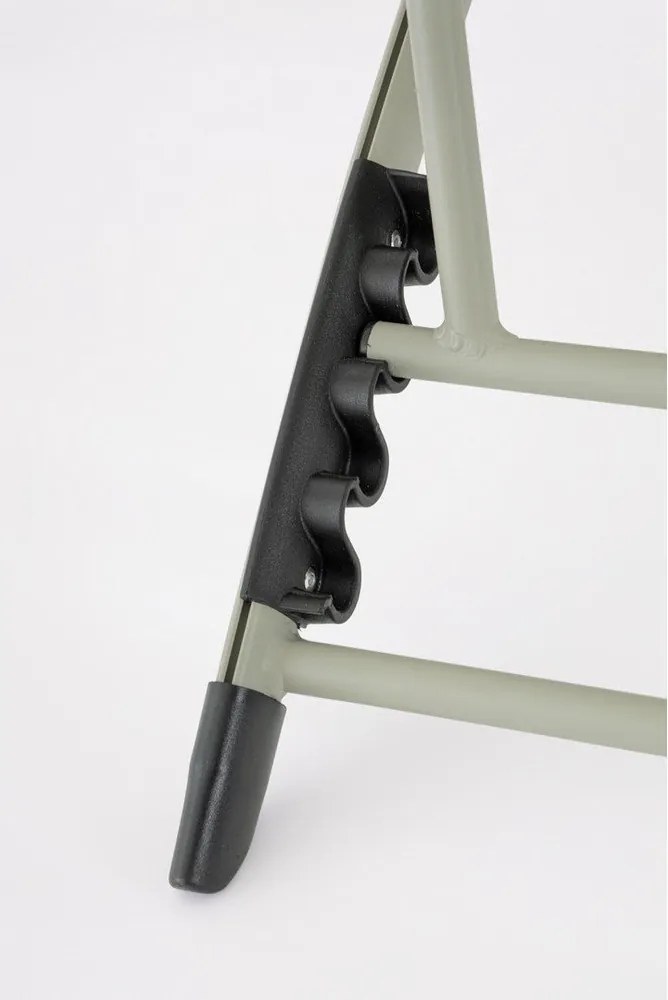 Șezlong de grădină taupe din metal Taylor – Bizzotto