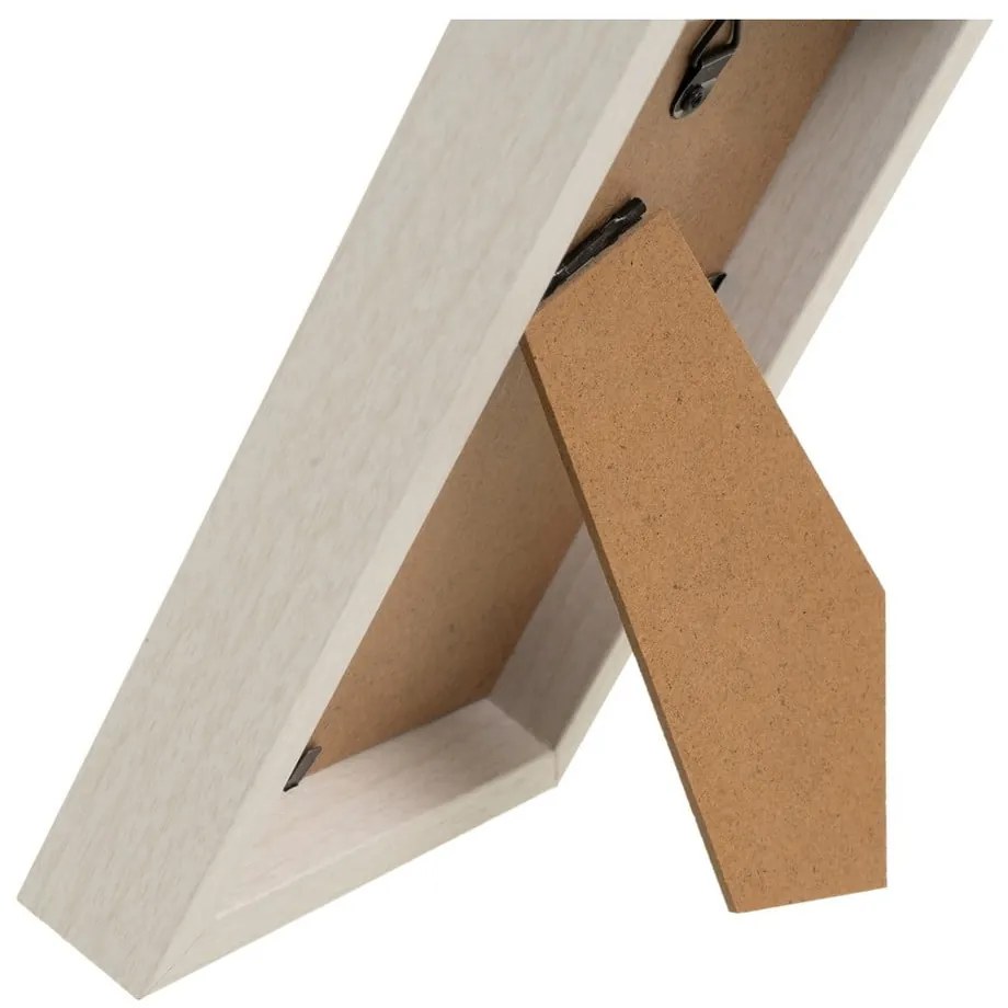 Ramă foto albă cu picior de susținere, de agățat 12,5x17,5 cm Sencillo – Casa Selección