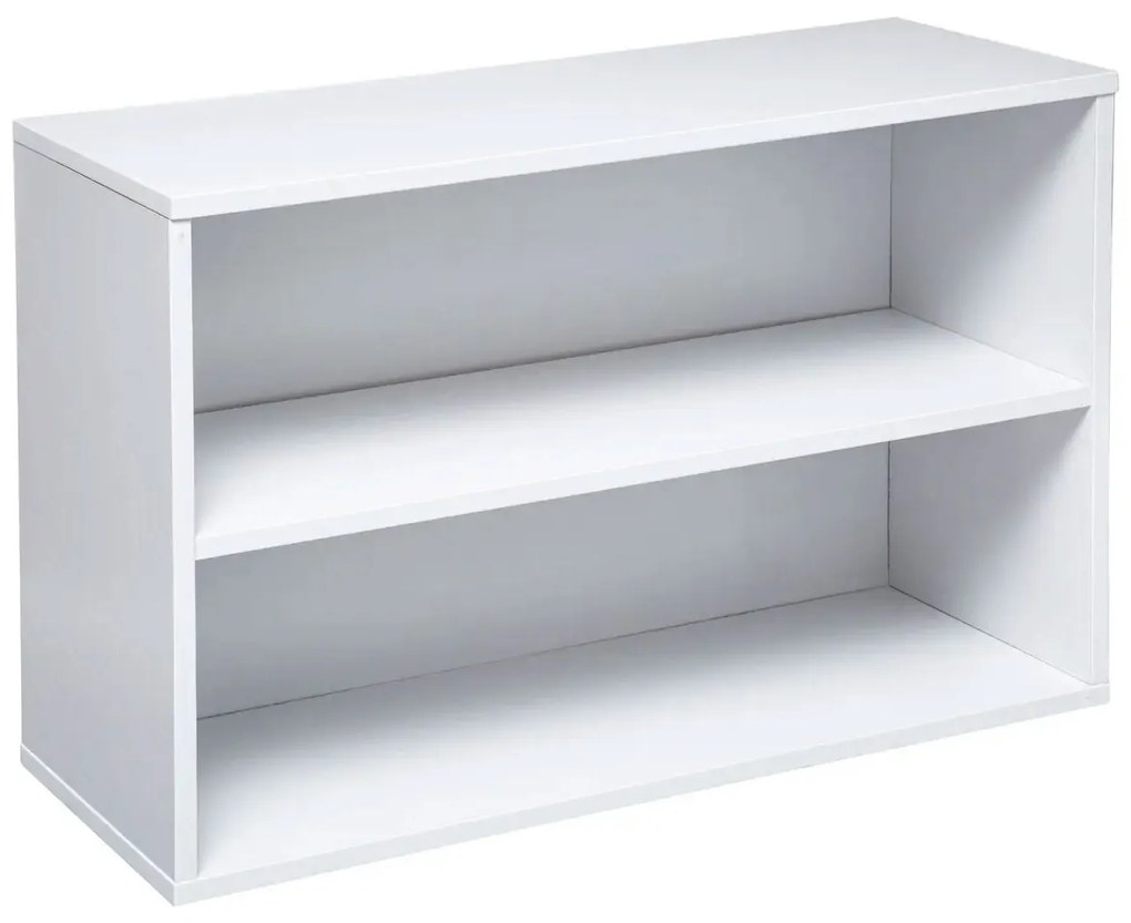 Etajera cu 2 rafturi FixUp 57x30x36.5 cm PAL Alb