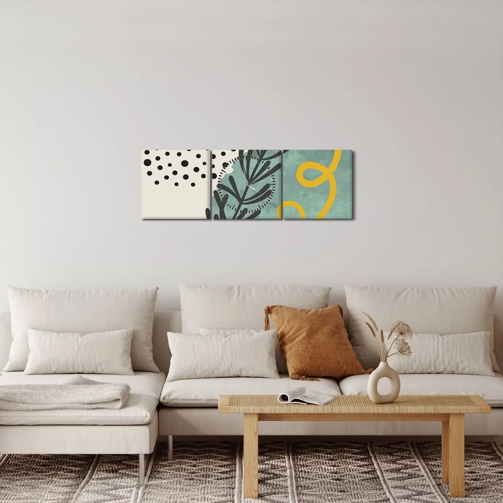 Tablou - Foi de rezumat N⁰1 (cu ceas) (90x30 cm)