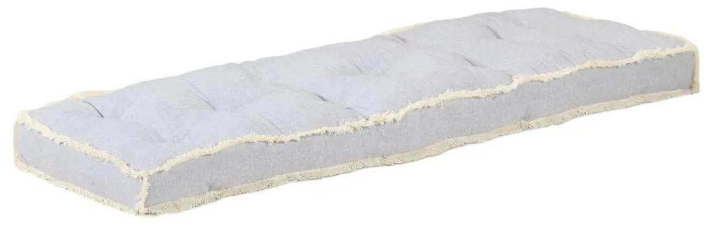 Perna pentru canapea din paleti, gri, 120 x 40 x 7 cm 1, Gri, Perna de spatar