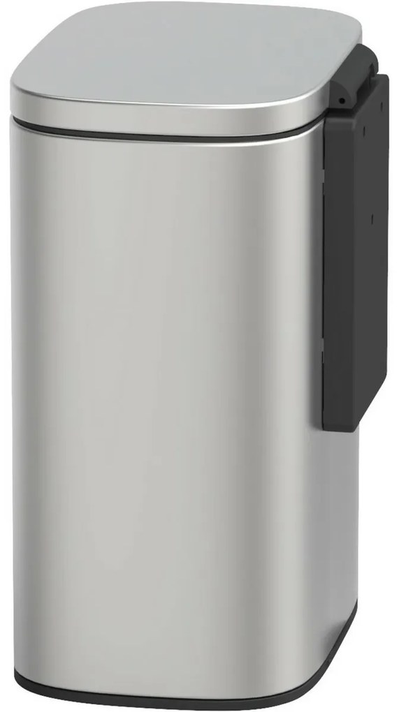 Wenko Coș de gunoi de perete Sare 5 l, inox