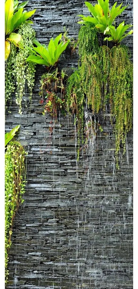 Fototapet vertical Green in the wall, 90 x 202 cm